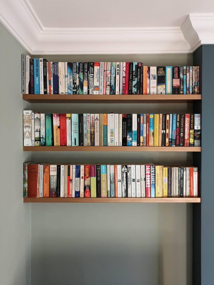 Floating Alcove Shelves For Diy Or, Bookcase Shelf Thickness